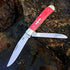 Watchman W131 Two-Blade Large Trapper Slip Joint Knife Folding Pocket Knife with Authentic bone handle scales...