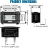 Runleader Digital Maintenance Hour Meter,AC/DC 5V to 277V for Garden Tractor Generator Scooter Club Car Forklift Leaf Trimmer etc.(1)...