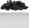 EUDAX 30mmx8mm Plastic Roll 2mm Dia Shaft Toys Wheel and 2mmx100mm STEM Shaft Round Rod Axles for DIY Toy RC Car Truck Boat Helicopter Model Part ...