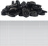 EUDAX 30mmx8mm Plastic Roll 2mm Dia Shaft Toys Wheel and 2mmx100mm STEM Shaft Round Rod Axles for DIY Toy RC Car Truck Boat Helicopter Model Part ...
