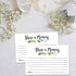 Greenery Share a Memory Cards, Funeral Guest Book, Memory Card for Celebration of Life, Graduation, Wedding, Retirement, Going Away Party, Pack of...