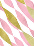 Pink and Dark Metallic Gold Crepe Paper Streamers; Made in USA...