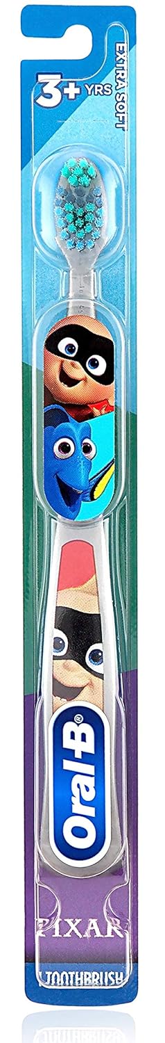 Hippie Hype Kids Manual Toothbrush, for Children and Toddlers 3+, Extra Soft Bristles - Pack of 6 (Characters Vary)...