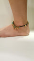 Infinityee888 Turquoise Anklet Drop Handmade Brass Bead Bell Ankle Bracelet for women KAN-T01...