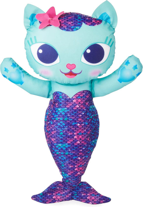 Swimways Gabby’s Dollhouse Mercat Swim Huggable, Gabby’s Dollhouse Toys, Bath Toys & Beach Toys, Floating Water Stuffed Animal for Kids Aged 1 & U...