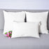Outlet Decorative 18 X 18 Inch Faux Linen Cloth Pillow Cover Cushion Case for Bench,White, 2 Pieces...