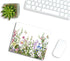 Border with Herbs and Wild Flowers Mouse Pad Non-Slip Rubber Base Gaming MousePads for Computers Laptop Office, Computer Mouse Pad for Wireless Mo...