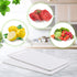 2 Pcs Small Cutting Board for Kitchen Mini Plastic Cutting Board Set Bar Dishwasher Safe Granite Color Cutting Board for Camping Food Fruits Prep ...