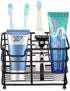 HYRIXDIRECT Toothbrush Holders for Bathrooms Stainless Steel Rustproof Electric Toothbrush Holder Toothpaste Organizer Tooth Brush Storage Stand...