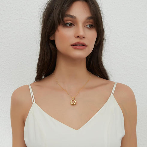 Gold Pendant Necklace for Women Statement Pendant Necklace for Women Jewelry Gift...