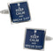 Keep Calm Break S@!t Cufflinks with Mens Travel Presentation Gift Box Novelty Funny Cuff Links...