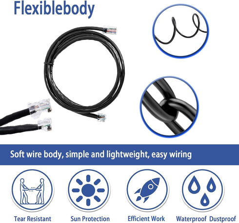 APG Printer Interface Cable CD-101A for Cash Drawer to Printer Connection with MultiPRO Interface, RJ12/ RJ45 Male,Compatible with EPSON Star Prin...
