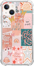 Light Pink Indie Aesthetics Collage Case Compatible with iPhone 14, Cute Girly Case for iPhone 14?Unique Soft TPU Bumper Case for iPhone 14...