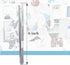 Dissecting Tissue Thumb Forceps Tweezers 6" (15.24 cm), Blunt 1x2 Rat Tooth Straight Stainless Steel...