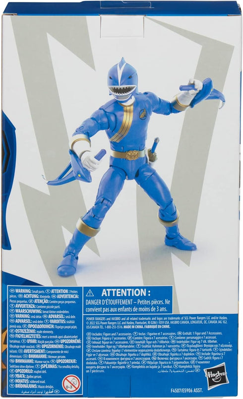 Power Rangers Lightning Collection Wild Force Blue Ranger 6-Inch Premium Collectible Action Figure Toy, Multiple Accessories, Kids 4 and Up...