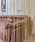 ave split Decorative Door String Curtain Wall Panel Fringe Window Room Divider Blind Divider Tassel Screen Home 100x200centimeter (Champagne18)...
