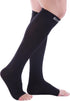 Doc Miller Open Toe Compression Socks Women and Men, 20-30 mmHg Toeless Compression Socks Women, Recovery Support Circulation Shin Splints Varicos...