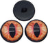 Julie Wang 20Pairs 12MM Sew On Eyes for Amigurumi Stuffed Plush Doll Glass Dragon Lizard Frog Animal Toys Domed Buttons Crafts DIY 0.47inches...