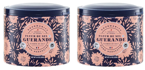 Gourmanity Fleur De Sel De Guerande, Premium Hand Harvested Finishing Salt - Authentic French Sea Sel, Ideal for Gourmet Cooking, Baking and Seaso...