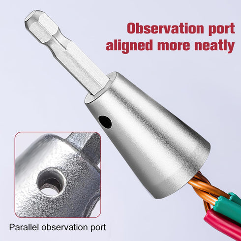 Wire Twisting Tool,Wire Twister Wire Connector,New Wire Twister Tool for Drill,Wire Nut Twister,Wire Stripping and Twisting Tool for Power Drill,C...