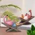 Pink Flamingo Garden Statues Flamingo Ornaments Small Flamingo Statue Summer Tropical Coastal Desk Decor Yard Art Ornament Housewarming Gifts Outd...