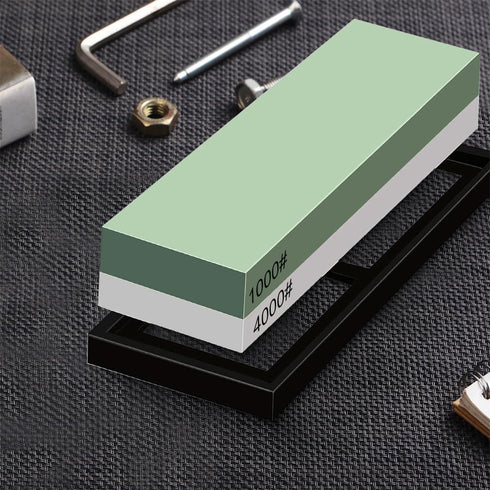 Whetstone Sharpening Stone 1000/4000 Grit Professional Kitchen Knife Sharpener Kit Wet Stones for Kitchen Knives,Pocket Knife,Blades,Scissors, Gar...