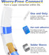 200PCS Solder Seal Wire Connectors-haisstronica-Heat Shrink Butt Connectors-Self Solder for Marine,Stereo(20Yellow 50White 65Red 65Blue) Solder Sl...