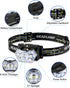 2000 Lumen 9 LED Headlamp, Ultra Bright Head Lamp with 6 Modes, Lightweight Head with Adjustable Strap, IPX5 Waterproof Headlight Great for Campin...