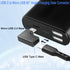 QIANRENON USB C to Micro USB 90° Angle Charging Data Connector Plug USB C Female to Micro USB Male Right Angle Adapter 10W (5V2A) 480Mbps, for Pho...