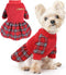 Dog Dresses for Small Dogs Girl Boy Teacup Chihuahua Clothes Dog Holiday Sweater Dog Clothes for Small Dogs Girl Spring Puppy Dressse Doggie Cat A...