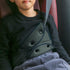 2Pcs Seat Belt Cover Strap Shoulder Pad Seatbelt Positioner Safety Belt Adjuster with Breathable Fabric?Grey+Grey?...