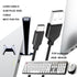 Slim USB C to USB A 20ft Cable, Long USB2.0 Cable USB A to Type C Fast Charging Long Charging Cable for PS5, Keyboard, Mouse and More! The Wire Di...