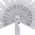 Stainless Steel Feeler Gauge Dual Marked Metric and Imperial Measuring Tool (0.005/0.127-0.02/0.508 mm, 16 Blades)...