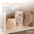 Pavilion - 8 Oz Candle Holder - Cream Beige Ceramic Candle Vessel with 100% Soy Wax, Tranquility Scent When Someone You Love Becomes A Memory Reme...