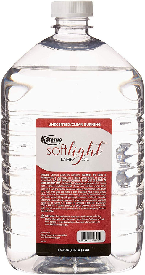 Sterno 30644 Liquid Paraffin Lamp Oil, Single, Clear...
