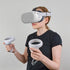 Silicone VR Protective Cover Compatible with Oculus Quest 2 Headset, VR Headset Protective Skin Accessories, Protects Cameras and All Ports, Anti-...