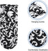 uxcell 2Pcs Pan Handle Sleeve, Pot Handle Covers Heat Resistant Iron Skillet Handle Covers for Kitchen Baking Cooking Supplies, Black Flower Patte...