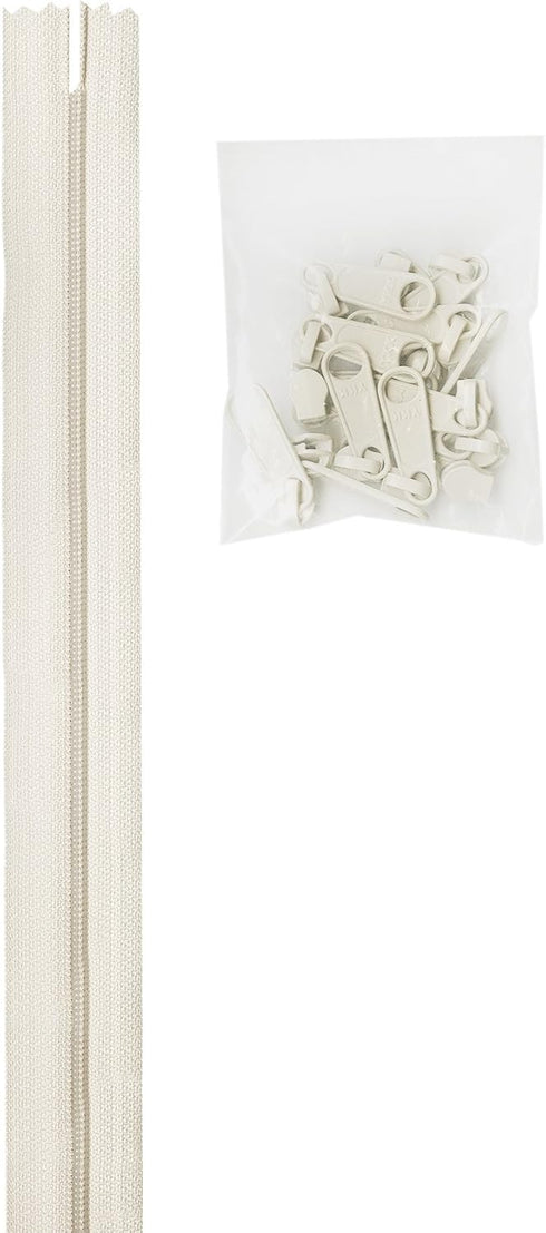 Patterns By Annie Yard Zipper, White...
