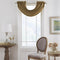 Elrene Home Fashions Versailles Room-Darkening Faux-Silk Waterfall Window Valance, Accessory for Bedroom or Living Room Windows with Rod Pocket Ta...