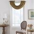 Elrene Home Fashions Versailles Room-Darkening Faux-Silk Waterfall Window Valance, Accessory for Bedroom or Living Room Windows with Rod Pocket Ta...