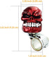 Arenbel Skull Steering Wheel Suicide Spinner Knob Power Turning Control Assist Grip Handle Fit Most Cars Trucks Tractors Boats, Red...