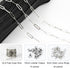 Jabogrii 16.4 Feet Silver Stainless Steel Chain for Jewelry Making Paperclip Oval Women Necklace Bracelet DIY Craft Jewelry Making Chains...