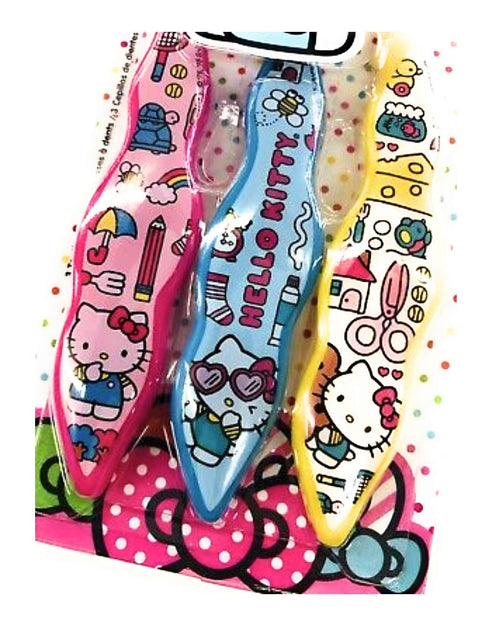 Firefly Hello Kitty Toothbrushes (3), 3 Count...