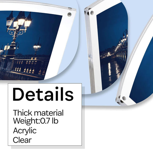 Curved Magnet Frame by Canetti-5x7 inch...