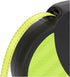 DDOXX Retractable Dog Leash - Strong Reflective Nylon Strips with Break & Lock System - S (Black/Yellow Reflective)...