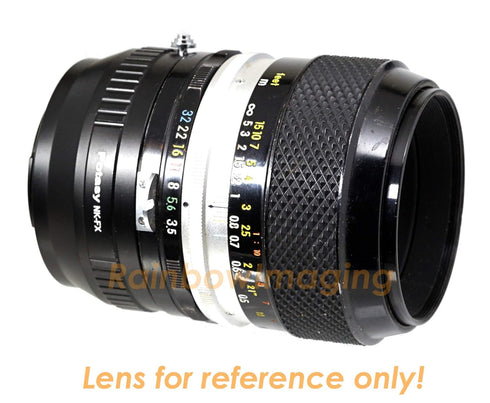 Fotasy Copper Nikkor Lens to Fuji X Adapter, NK F Mount to X Adapter, Compatible with Fujifilm X-Pro1 X-Pro2 X-Pro3 X-E2 X-E3 X-A10 X-T1 X-T2 X-T3...