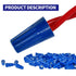 Eagles 100Pcs Twist on Wire Connectors - Blue #20 - #18 AWG Wire Cap Bulk with Spring Inserted, Easy Screw on Electrical Caps...