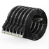 Cat 6 Ethernet Cable 3ft (6 Pack) (at a Cat5e Price but Higher Bandwidth) Flat Internet Network Cable - Cat6 Ethernet Patch Cable Short - Black Co...