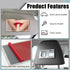 Car Sun Visor Makeup Mirror, Car Visor HD Stainless Steel Vanity Mirror, Universal for Car Visor, Truck,SUV, Seatback , Dash Board ,Window, Bathro...