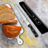 Serrated-Bread Knife 10 Inch, Black Full-Tang and Triple Rivet Stainless Sharp Wavy Edge Wide Bread Cutter, Professional for Slicing Homemade Brea...